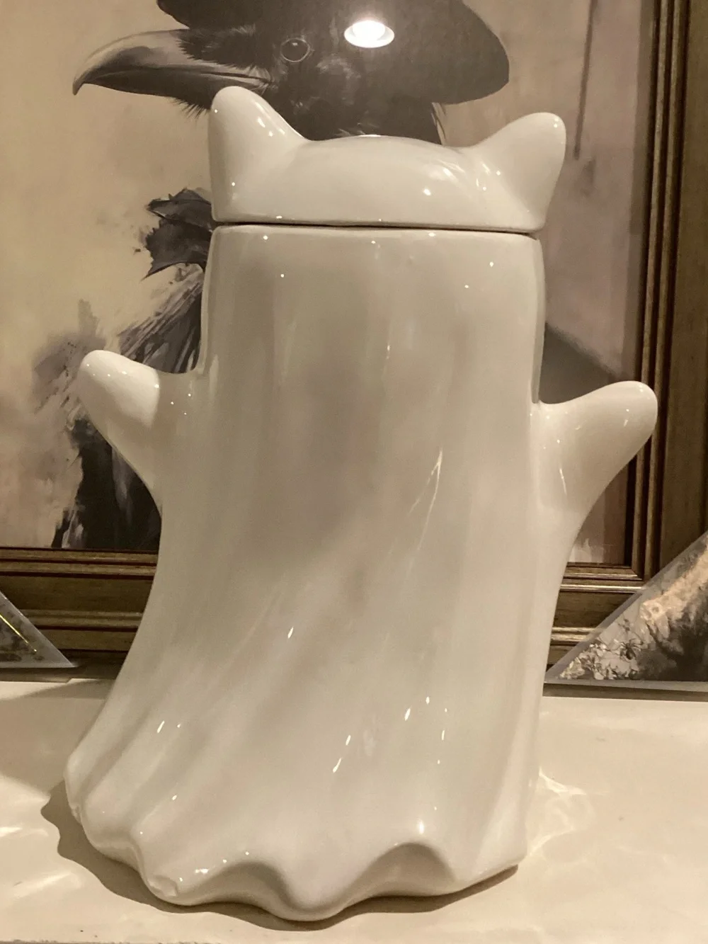 10 Strawberry Street Car Ghost Cookie Jar